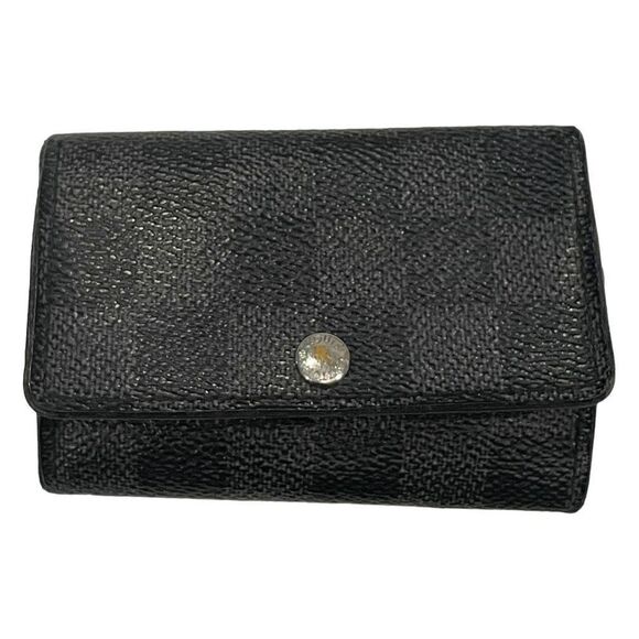 Louis Vuitton Damier Black Multicles 6 Key Case Holder LV Box Key Holder - Picture 11 of 11